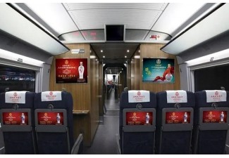 高铁列车广告，打造独特的品牌形象