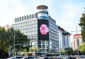 “钻石之王”海瑞温斯顿亮相北京户外LED广告媒体