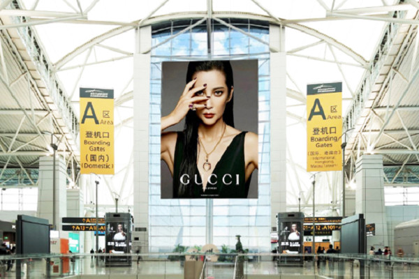 广州机场投放广告