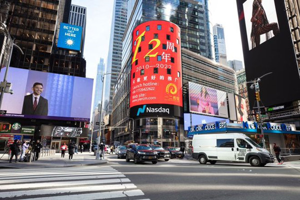 纽约时代广场广告