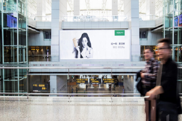 广州机场LED大屏广告